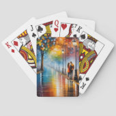 ロマンカラフルチカップル通りナイト絵を描ズ トランプ (裏面)