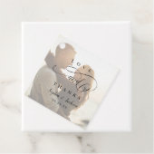 ロマンシンプルエレガントトの台本結婚写真 フェイバータグ (インサイチュ)