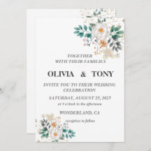 ロマンシンプルティックなフローラ結婚ズ