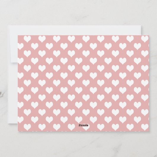 ロマンシンプルムラブファミリーのバレンタインの日5写真 シーズンカード (裏面)