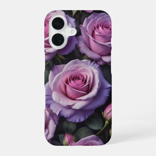 ロマンスとバラ iPhone 16ケース (裏面)