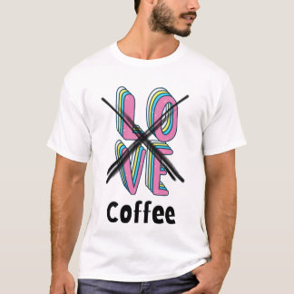 ロマンスなんてなくたってコーヒーがあればいい Tシャツ