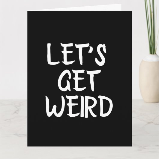 ロマンスの大き風変わりいカーおもしろいドを取ろう カード (正面)