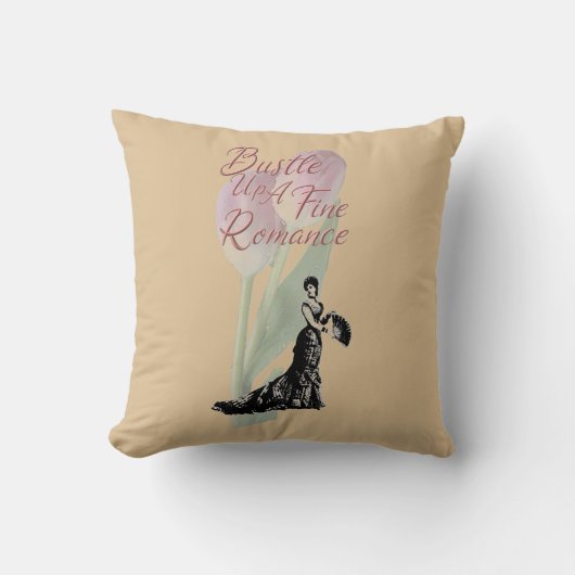 ロマンスの装飾用クッションに駆け素晴らし寄る クッション (正面)