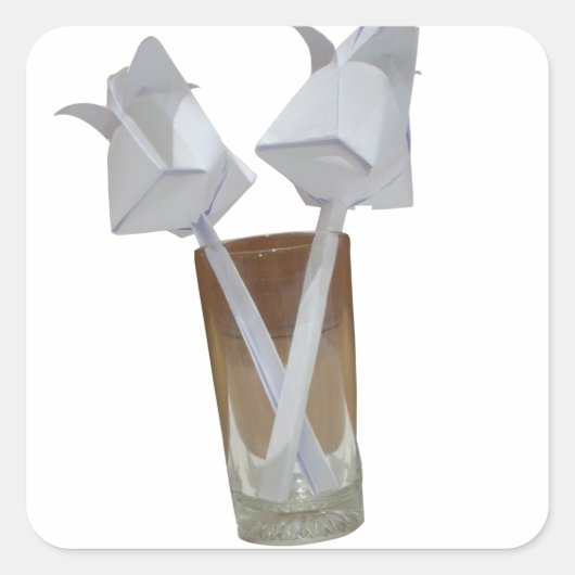 ロマンスのtouch:バレンタインデーの平和 スクエアシール (正面)