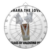 ロマンスのtouch:バレンタインデーの平和 ダーツボード (正面)