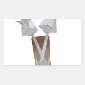 ロマンスのtouch:バレンタインデーの平和 長方形シール (正面)