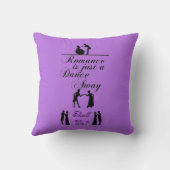 ロマンスはダンスの装飾用クッションだ遠くに クッション (裏面)