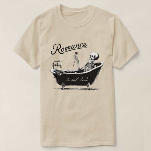 ロマンスは死んでいない Tシャツ (デザイン正面)