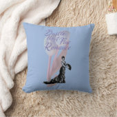 ロマンスを求めて駆け上素晴らしがる クッション (ブランケット)