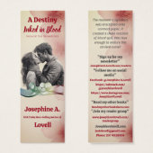 ロマンスキス作家の販促資料 (正面&裏面)