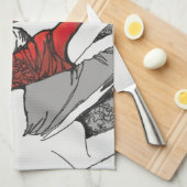 ロマンスタンゴ キッチンタオル (四つ折り)