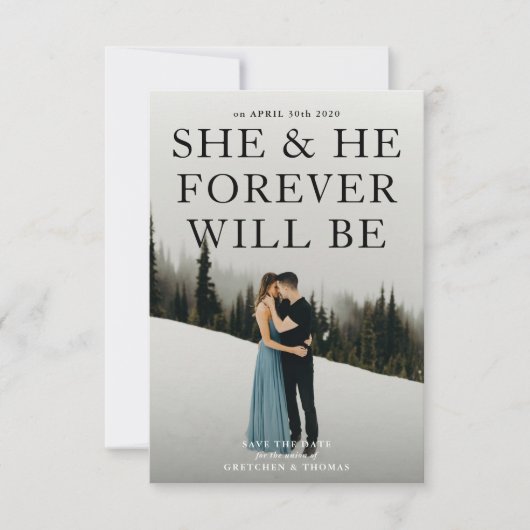 ロマンスノベルセーブ・ザ・デート案内 セーブザデート (正面)