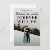 ロマンスノベルセーブ・ザ・デート案内 セーブザデート (正面/裏面)