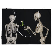 ロマンスハロウィンの骨組 ラージペーパーバッグ (裏面)