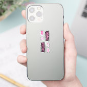 ロマンスブックトロップズホットピンクパック シール (スマートフォン)