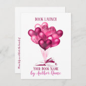 ロマンスブックローンチパーティーはがき招待状 インビテーションポストカード (正面/裏面)