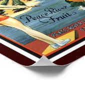 ロマンスブランドピースリバーフルーツ ポスター (角)