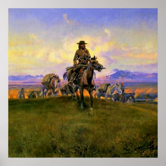 「ロマンスメーカーズ」チャールズ・M・ラスによる西部芸術 ポスター (正面)