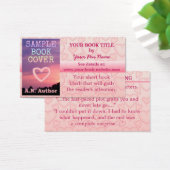 ロマンスライター作家ブックプロモーションピンクハート (デスク)