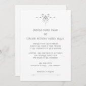 ロマンスラブリーベラとエドワード結婚ズ 招待状 (正面/裏面)