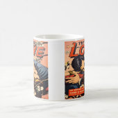 ロマンスヴィンテージ漫画ブックデザインコーヒーマグカップ コーヒーマグカップ (中央)