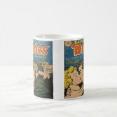 ロマンスヴィンテージ漫画ブックデザインコーヒーマグカップ コーヒーマグカップ (中央)