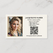 ロマンス作家ブックカバー写真 名刺 (裏面)