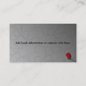 ロマンス作家名刺 名刺 (裏面)