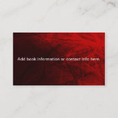 ロマンス作家名刺 名刺 (裏面)