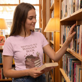 ロマンス小説に夢中 読書家のための面白いアート Tシャツ