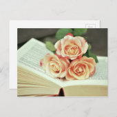 ロマンス本葉書、本葉書 ポストカード (正面/裏面)