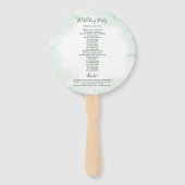 ロマンス結婚グリーン結婚リーのラウンドプログラム ハンドファン (裏面)