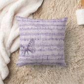 ロマンス蝶ミュージカル クッション (ブランケット)