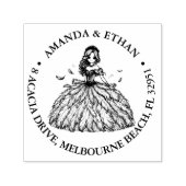 ロマンス魅惑アニメ結婚ーズ セルフインキングスタンプ (デザイン)