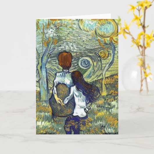 ロマンス カード (黄色い花)