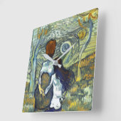 ロマンス スクエア壁時計 (傾斜)