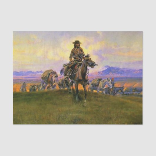 「ロマンス·メーカー」西洋美術（チャールズ·M·ラス） 薄葉紙 (正面)