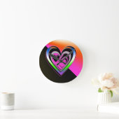 ロマンス ラウンド壁時計 (ホーム)