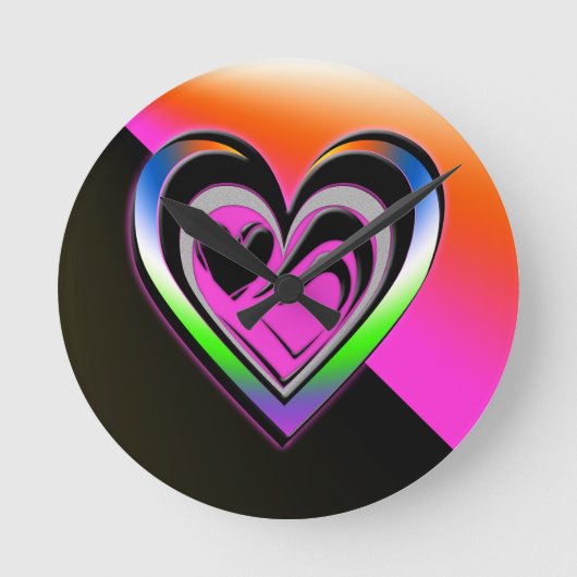 ロマンス ラウンド壁時計 (正面)