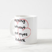 ロマンス・ラブマグ コーヒーマグカップ (正面左)