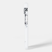 ロマンス/ロマンチック愛好家白黒レッドモノグラム Case-Mate iPhoneケース (裏面 / 左)