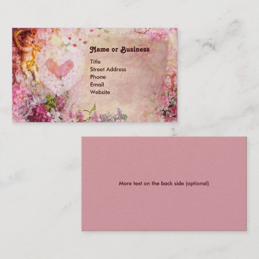 ロマンス 名刺 (正面/裏面)