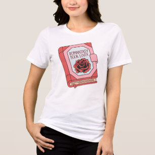 ロマンタシーな本の恋人リーダー トライブレンドTシャツ