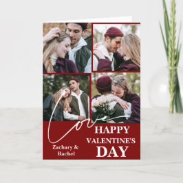 ロマンチエレガントャレンティネスのカップル4写真 シーズンカード