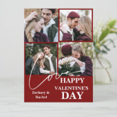 ロマンチエレガントャレンティネスのカップル4写真 シーズンカード (スタンド正面)