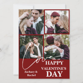ロマンチエレガントャレンティネスのカップル4写真 シーズンカード
