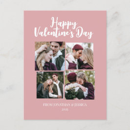 ロマンチエレガントャレンティネスのカップル4写真 シーズンポストカード