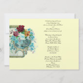 ロマンチカ3 モノグラム ゴールド メタリック ペーパー 招待状 (裏面)