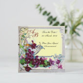 ロマンチカ4 モノグラム、イエロー 招待状 (スタンド正面)